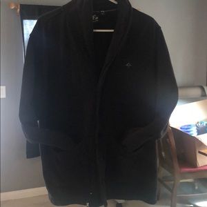 Vintage Looking All Black LRG Cardigan Size Large